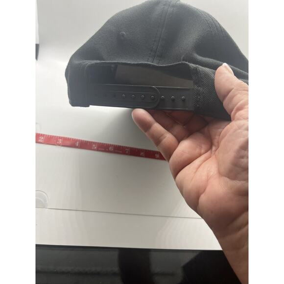 Brooklyn Hat Co., Baseball Cap, Black w/ Multi-color Bill, One Size - Picture 3 of 6